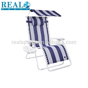 Plegable silla de playa con sombra de sol Picnic Camping Playa plegable silla de picnic Acampar playa silla plegable